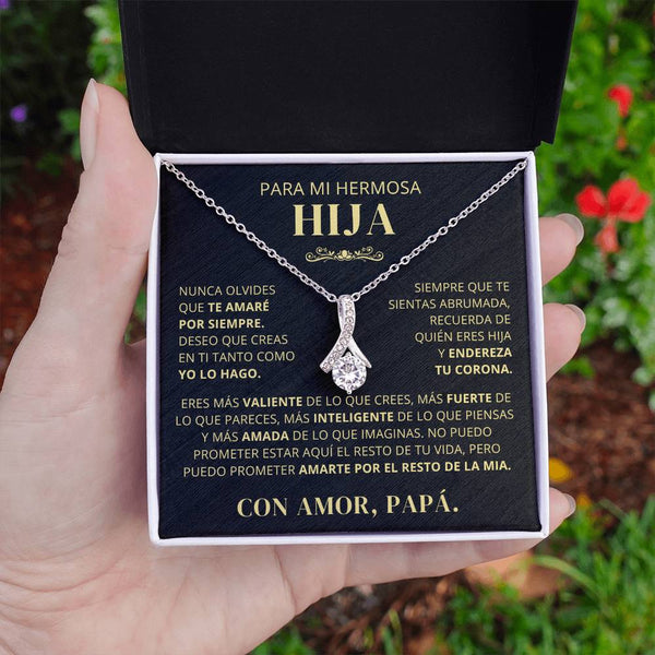 Regalo para hija | Todo lo que tengo | Collar atractivo