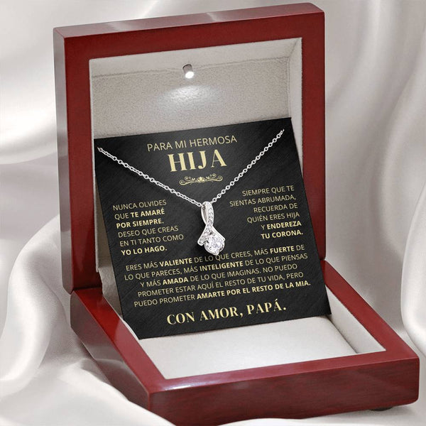 Regalo para hija | Todo lo que tengo | Collar atractivo