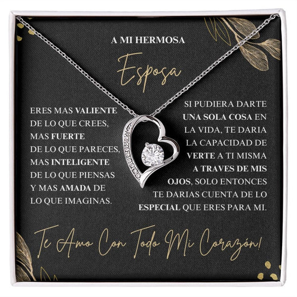 Regalo Para Esposa | Te Amo | Collar Amor para siempre