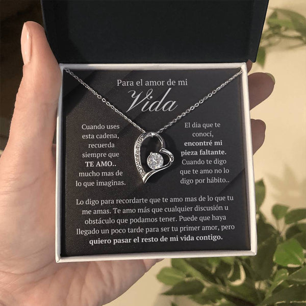 Regalo Para Novia/Esposa | Te Amo | Collar Amor para siempre