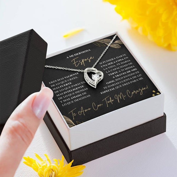 Regalo Para Esposa | Te Amo | Collar Amor para siempre