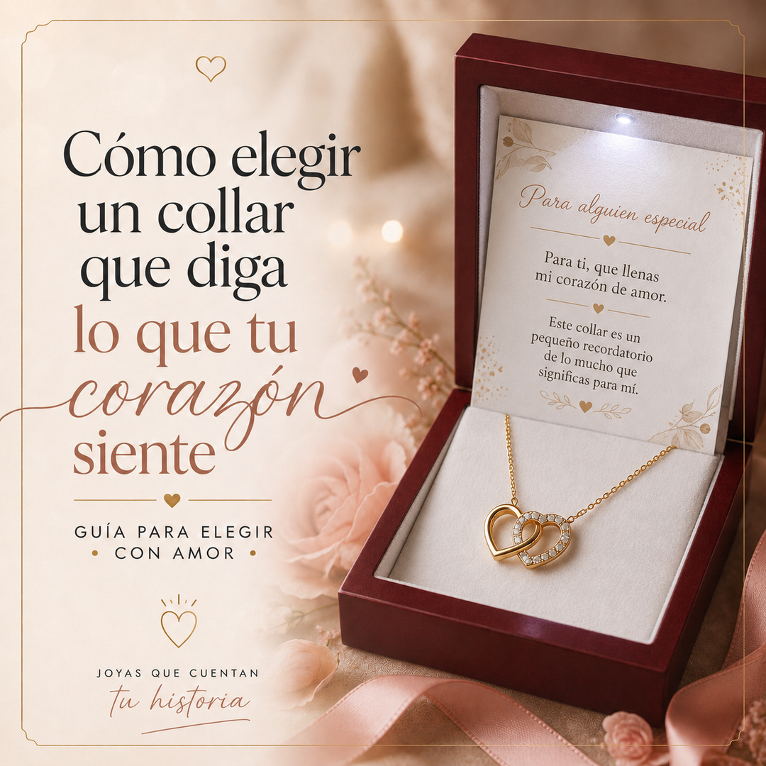 Cómo elegir un collar que exprese lo que siente tu corazón