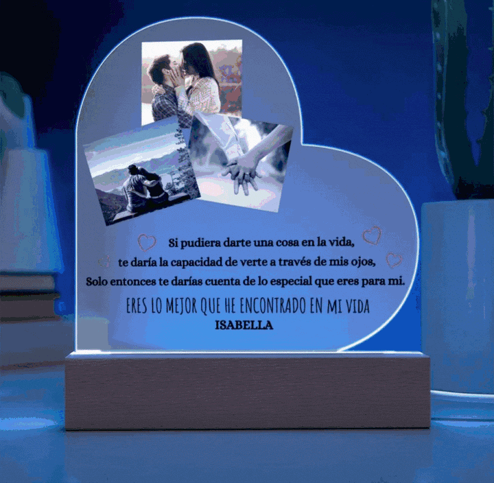Regalo Para Novia/Esposa | Eres Lo Mejor Que He Encontrado | Acrílico con Corazón