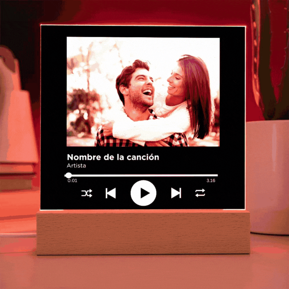 Regalo Para Amiga/ Nieto/ Nieta | Melodía Inolvidable | Placa acrílica