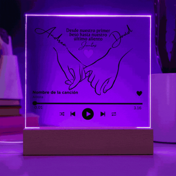 Regalo Para Novia/Esposa | Desde Nuestro Primer Bes | Placa acrílica