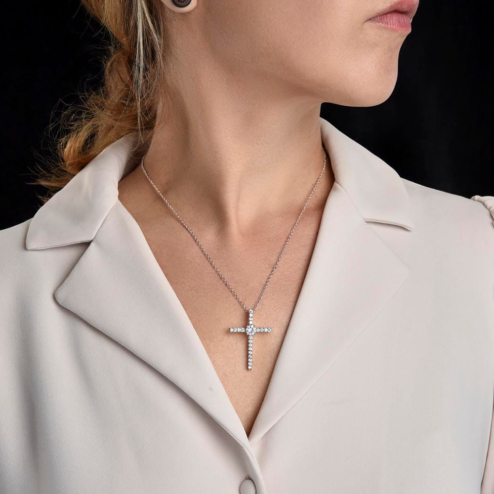 Regalo Para Nieta | Mi razón de sonreír | Collar de Cruz