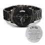 A Mi Hijo - Reloj Cronógrafo Negro CW103
