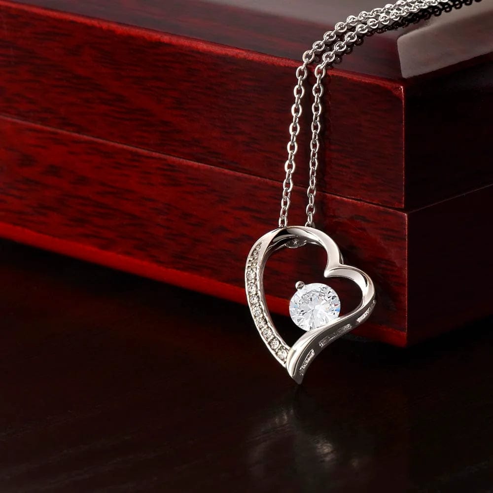 Regalo Para Novia/Esposa | PROMOCIÓN NAVIDAD | Collar Amor para siempre y Aretes de Zirconia Cúbica
