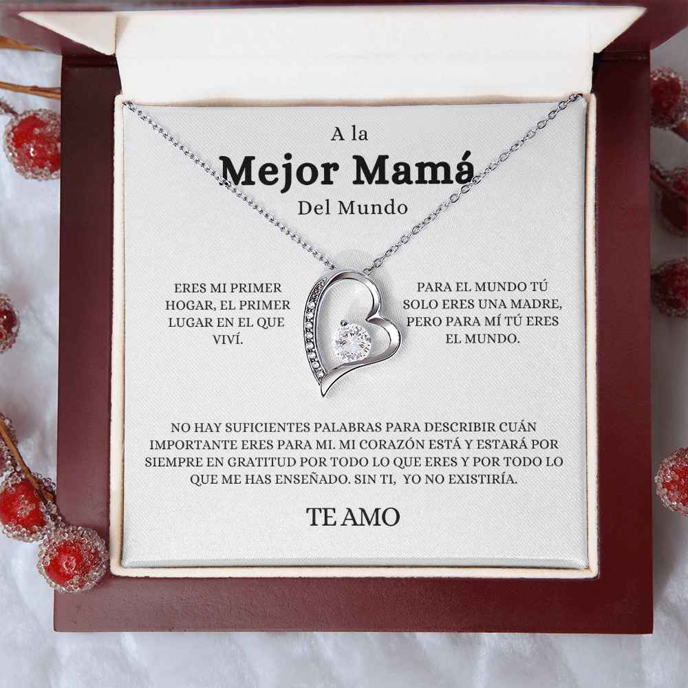 Regalo Para Mama | La mas importante | Collar de nudo de amor