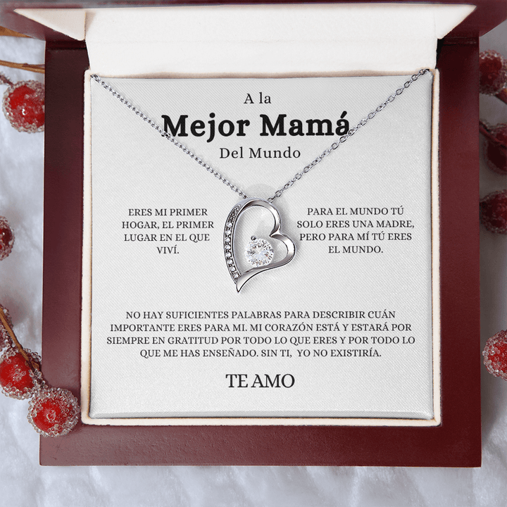 Regalo Para Mama | La mas importante | Collar de nudo de amor