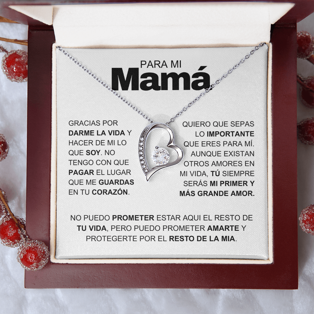 Regalo Para Madre | En tu corazón | Collar Cadena Para Siempre