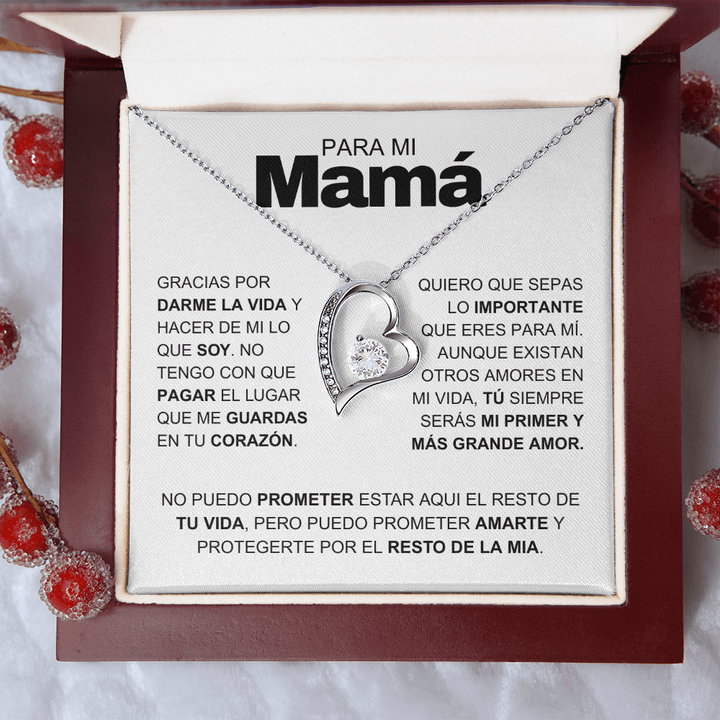 Regalo Para Madre | En tu corazón | Collar Cadena Para Siempre