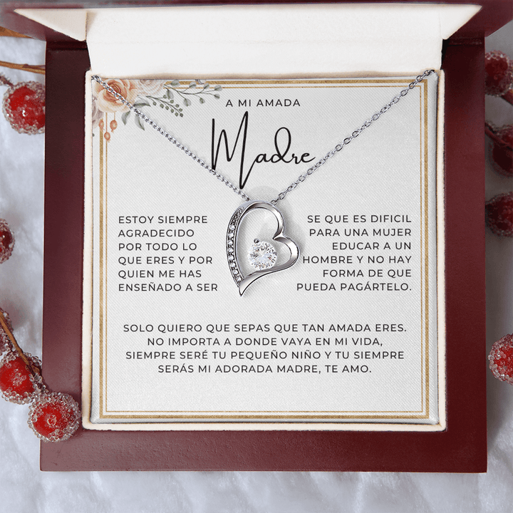 Regalo Para Madre | Te Amo | Collar Cadena Para Siempre