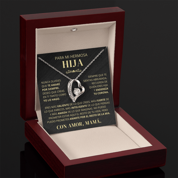 Regalo Para Hija | Eres mi orgullo | Collar de amor eterno – De Mamá