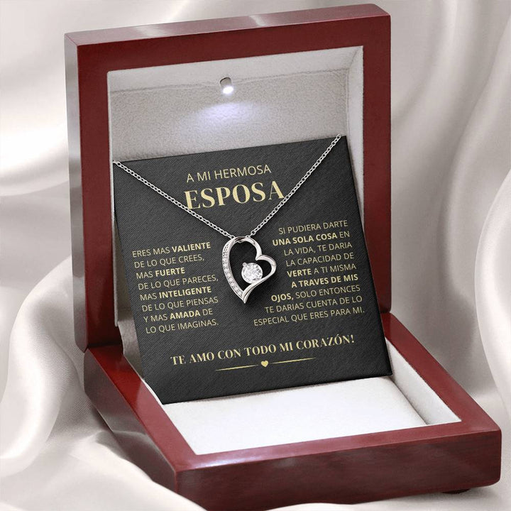 Regalo Para Novia/Esposa | Mas Fuerte &amp; Mas Inteligente  | Collar Amor para siempre