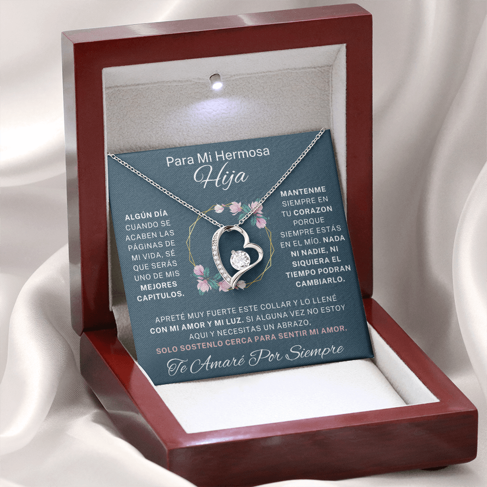 Regalo para hija | Un amor para siempre | Collar Amor eterno
