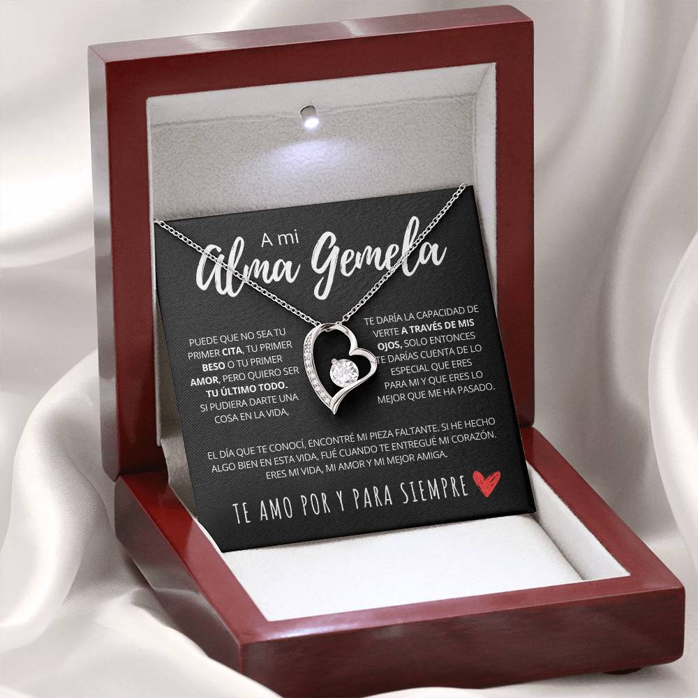 Regalo Para Novia/Esposa | siempre contigo | Collar Amor para siempre