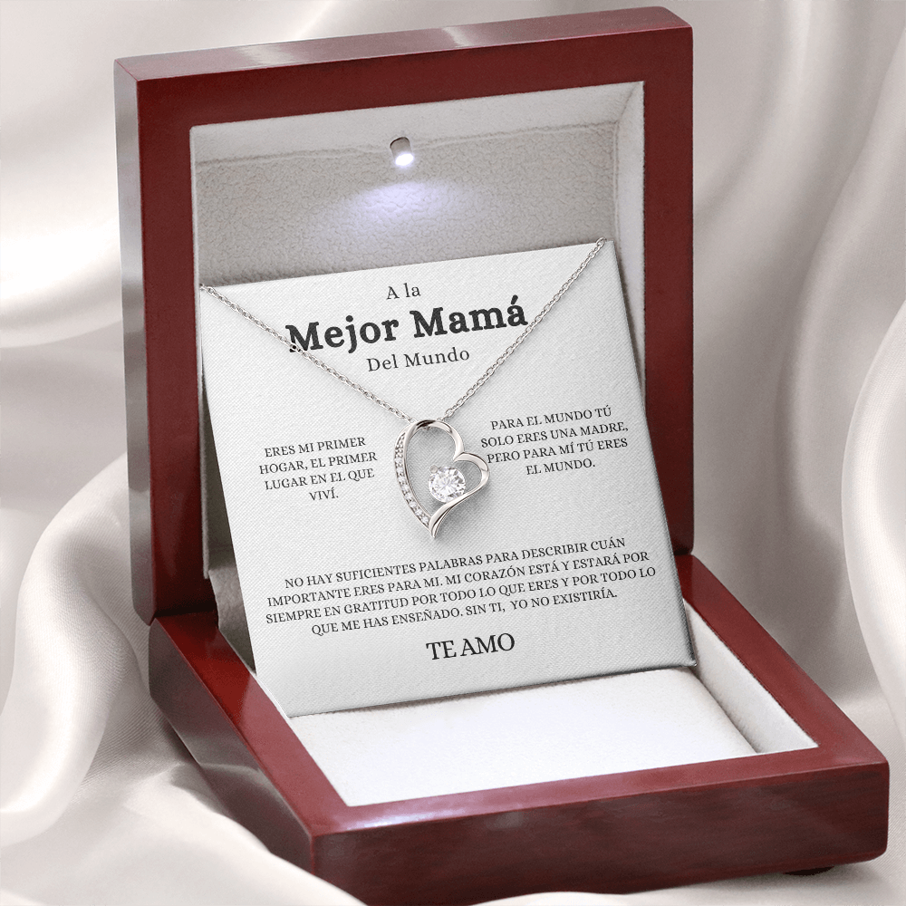 Regalo Para Mama | La mas importante | Collar de nudo de amor