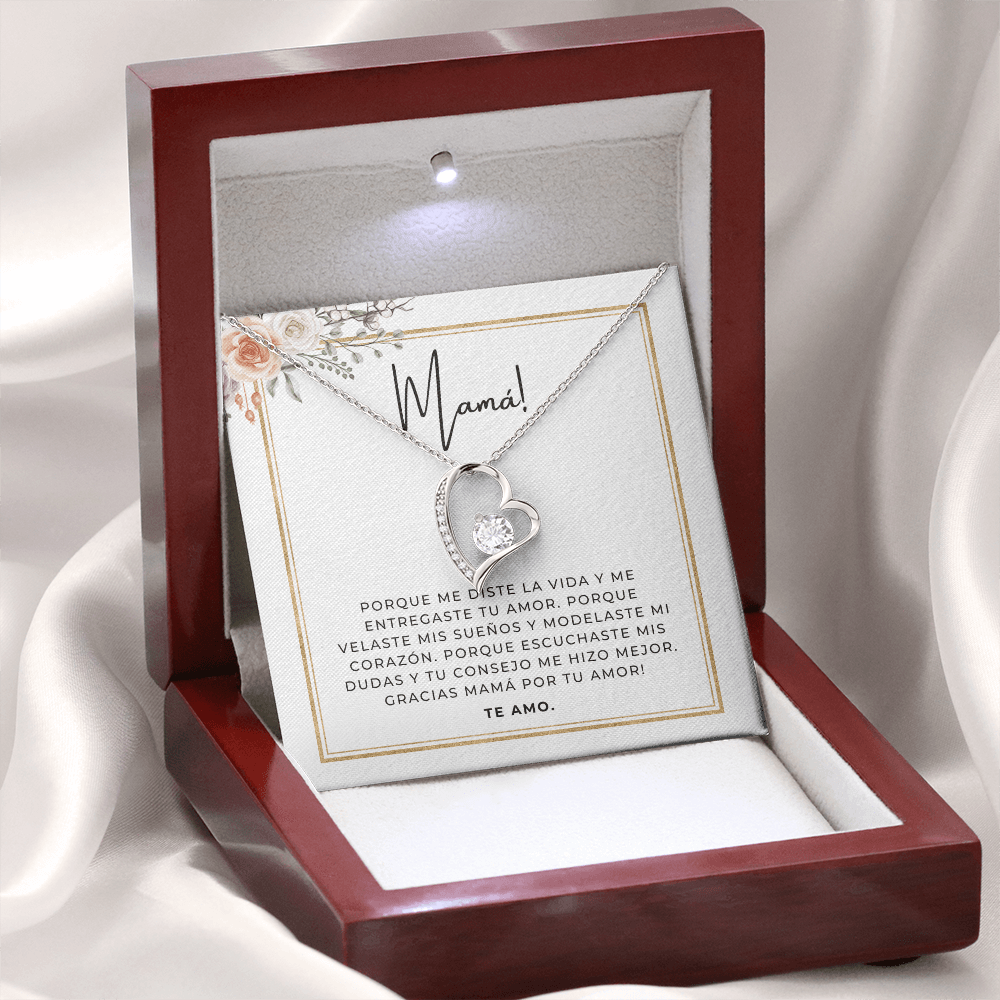 Regalo Para Madre | Gracias Mamá | Collar Cadena Para Siempre