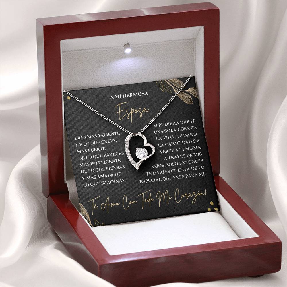Regalo Para Esposa | Te Amo | Collar Amor para siempre