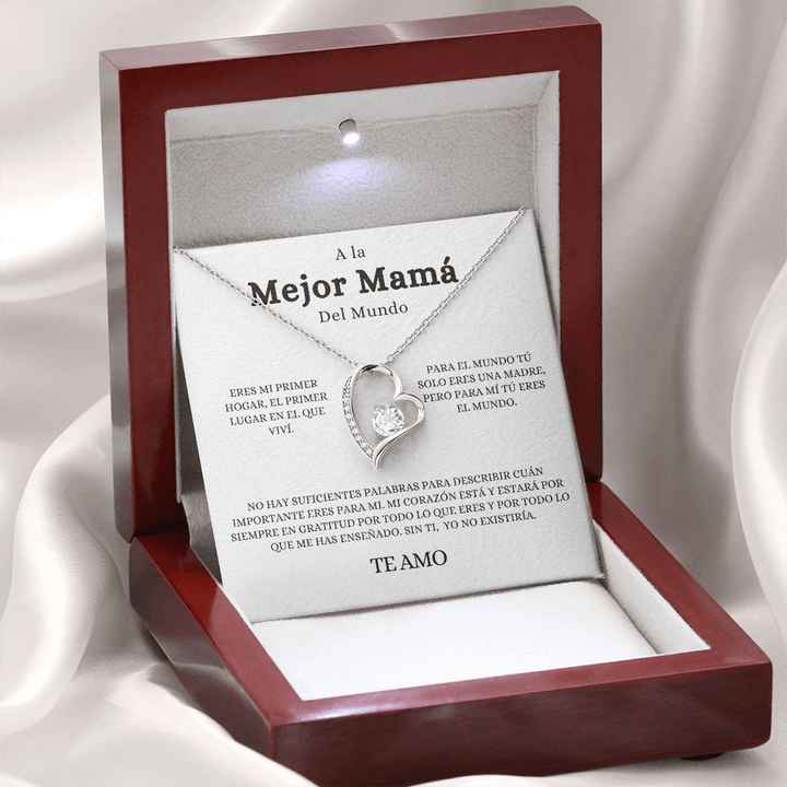 Regalo Para Mama | La mas importante | Collar de nudo de amor