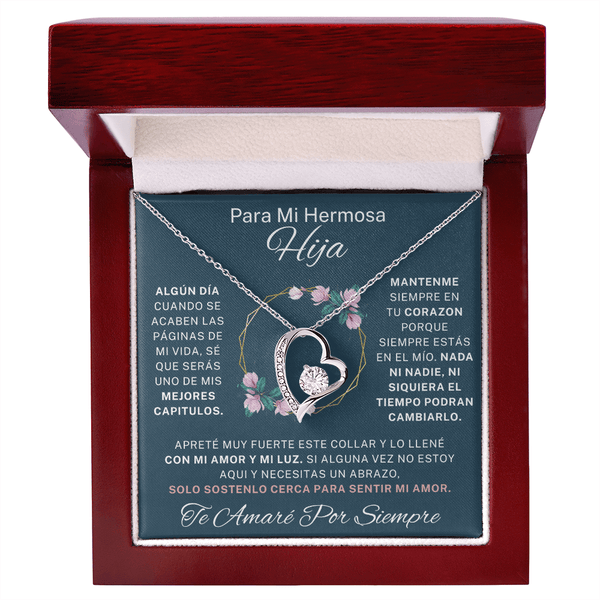 Regalo para hija | Un amor para siempre | Collar Amor eterno
