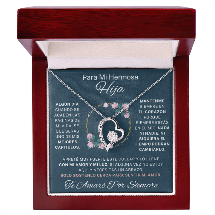 Regalo para hija | Un amor para siempre | Collar Amor eterno