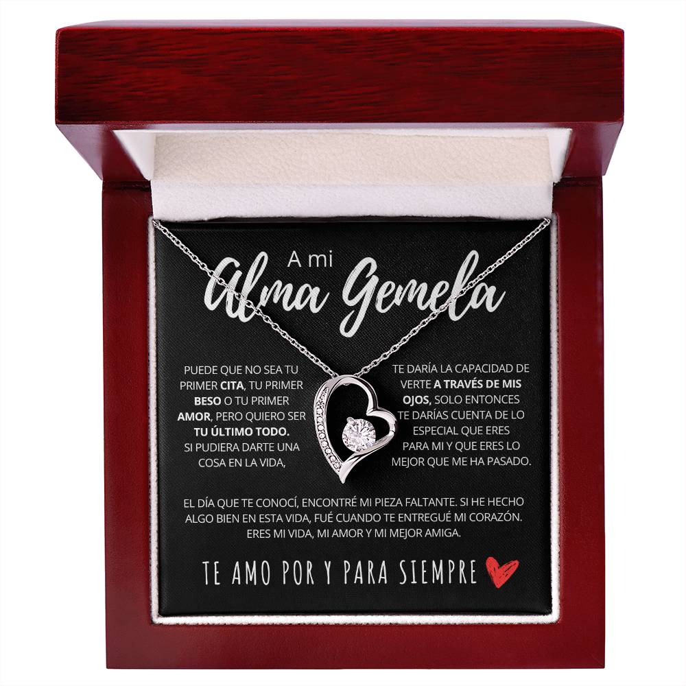 Regalo Para Novia/Esposa | siempre contigo | Collar Amor para siempre