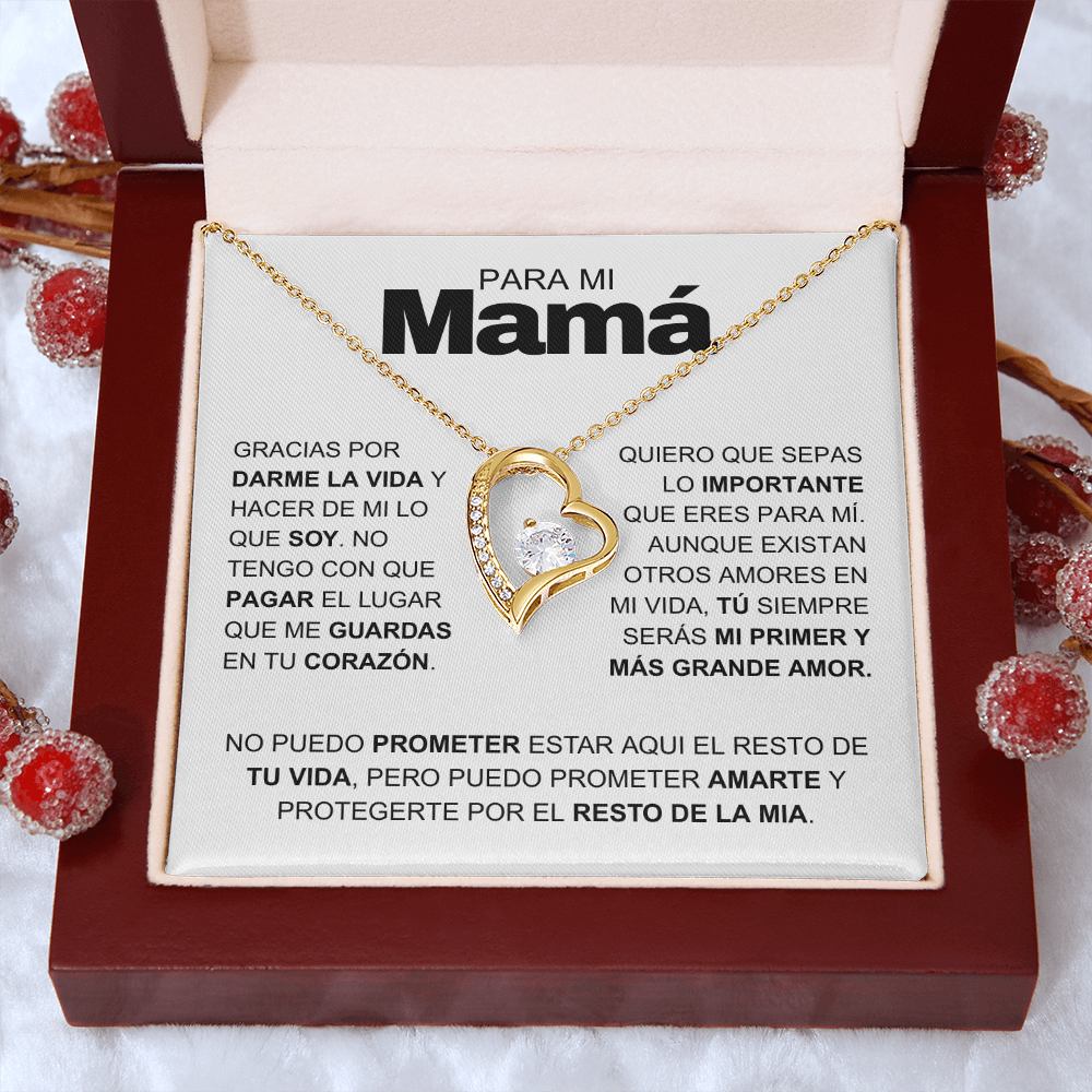 Regalo Para Madre | En tu corazón | Collar Cadena Para Siempre