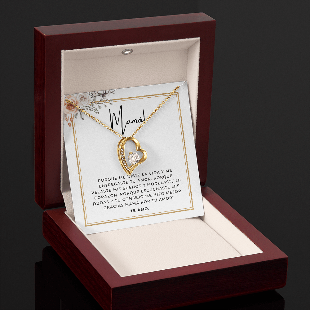 Regalo Para Madre | Gracias Mamá | Collar Cadena Para Siempre