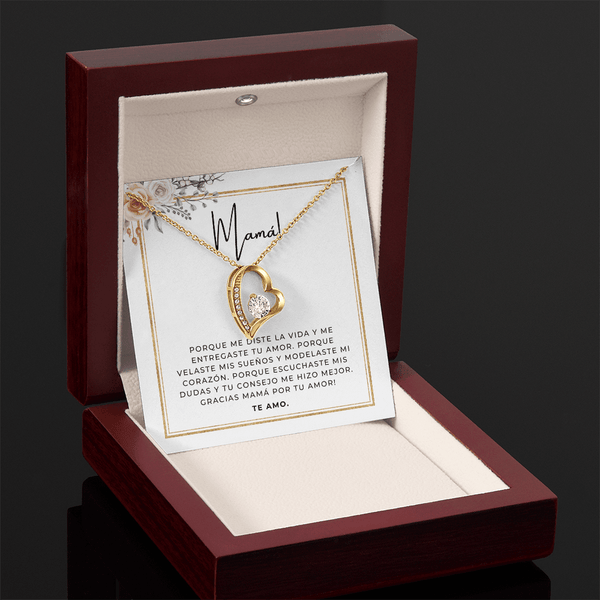 Regalo Para Madre | Gracias Mamá | Collar Cadena Para Siempre