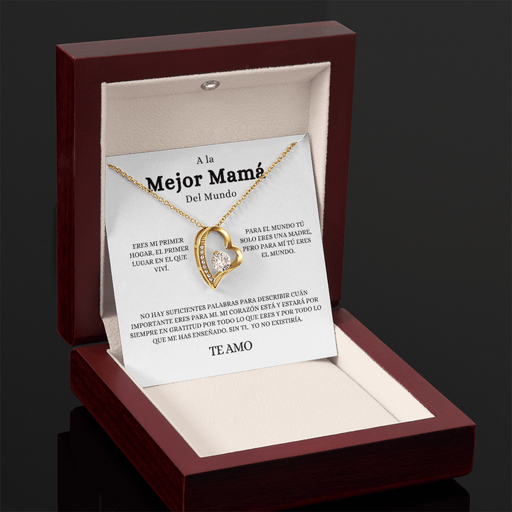 Regalo Para Mama | La mas importante | Collar de nudo de amor