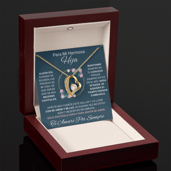 Regalo para hija | Un amor para siempre | Collar Amor eterno