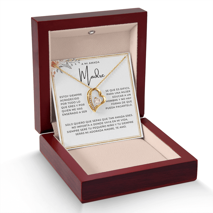 Regalo Para Madre | Te Amo | Collar Cadena Para Siempre