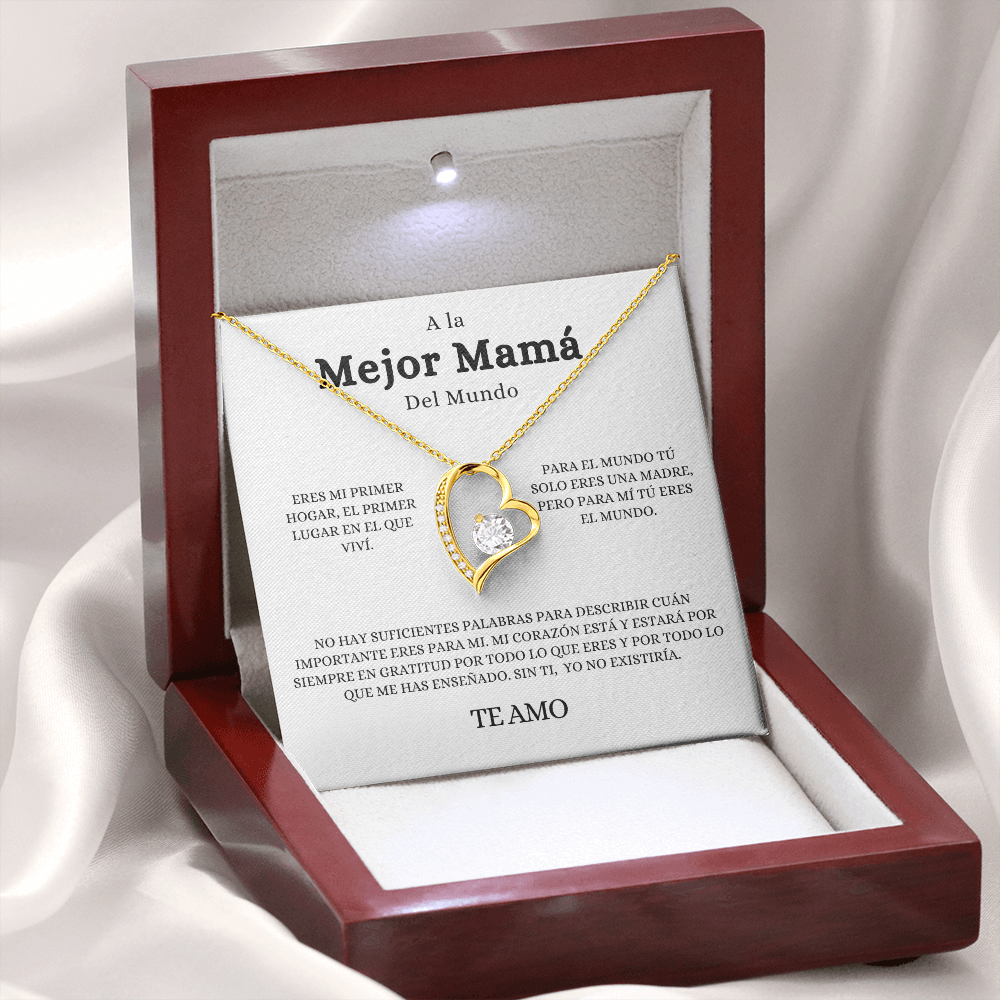 Regalo Para Mama | La mas importante | Collar de nudo de amor
