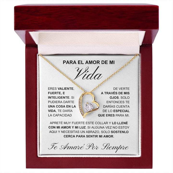 Regalo Para Novia/Esposa | Eres valiente  | Collar Amor para siempre