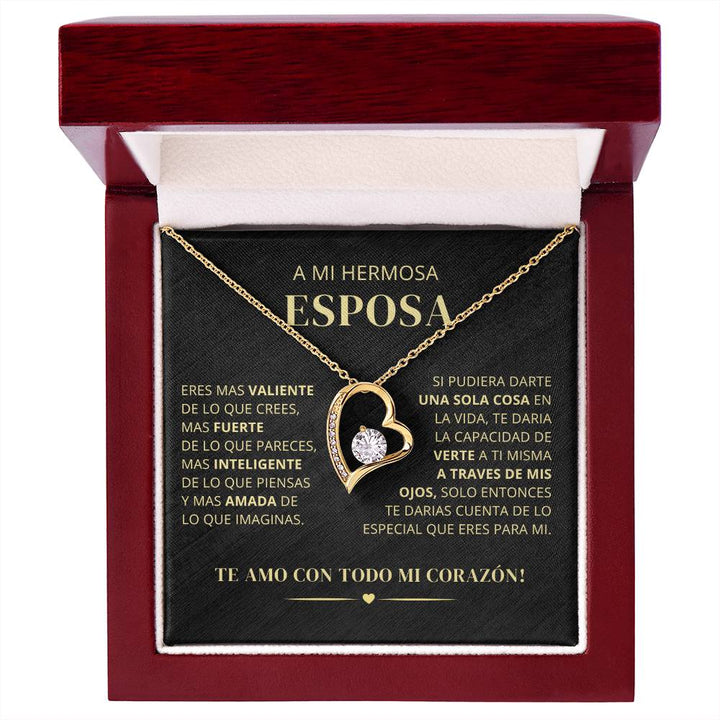 Regalo Para Novia/Esposa | Mas Fuerte &amp; Mas Inteligente  | Collar Amor para siempre