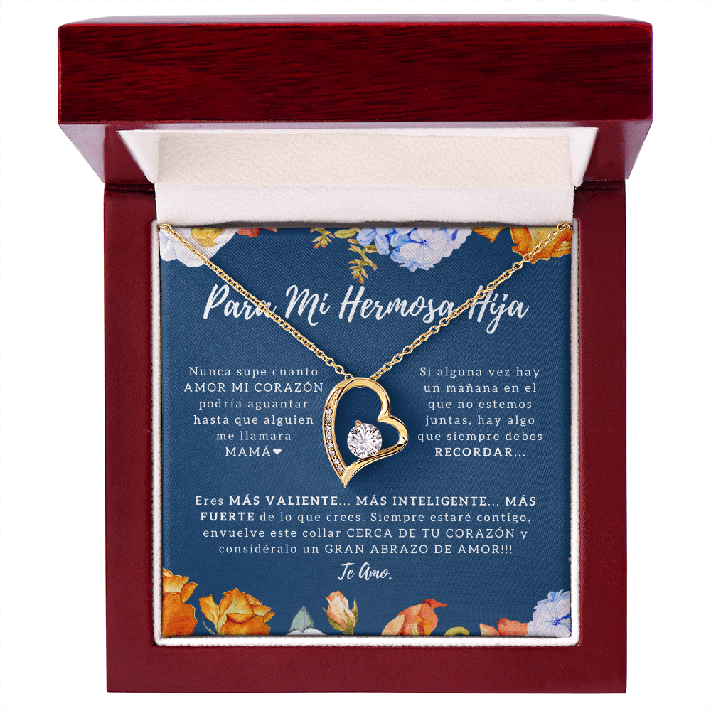 Regalo para hija | Mi razón de vivir | Collar Amor eterno