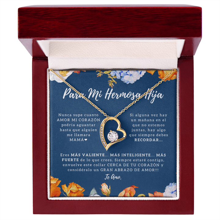 Regalo para hija | Mi razón de vivir | Collar Amor eterno