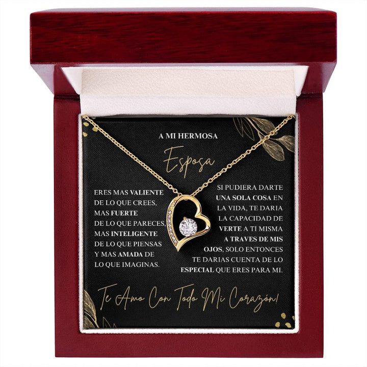 Regalo Para Esposa | Te Amo | Collar Amor para siempre