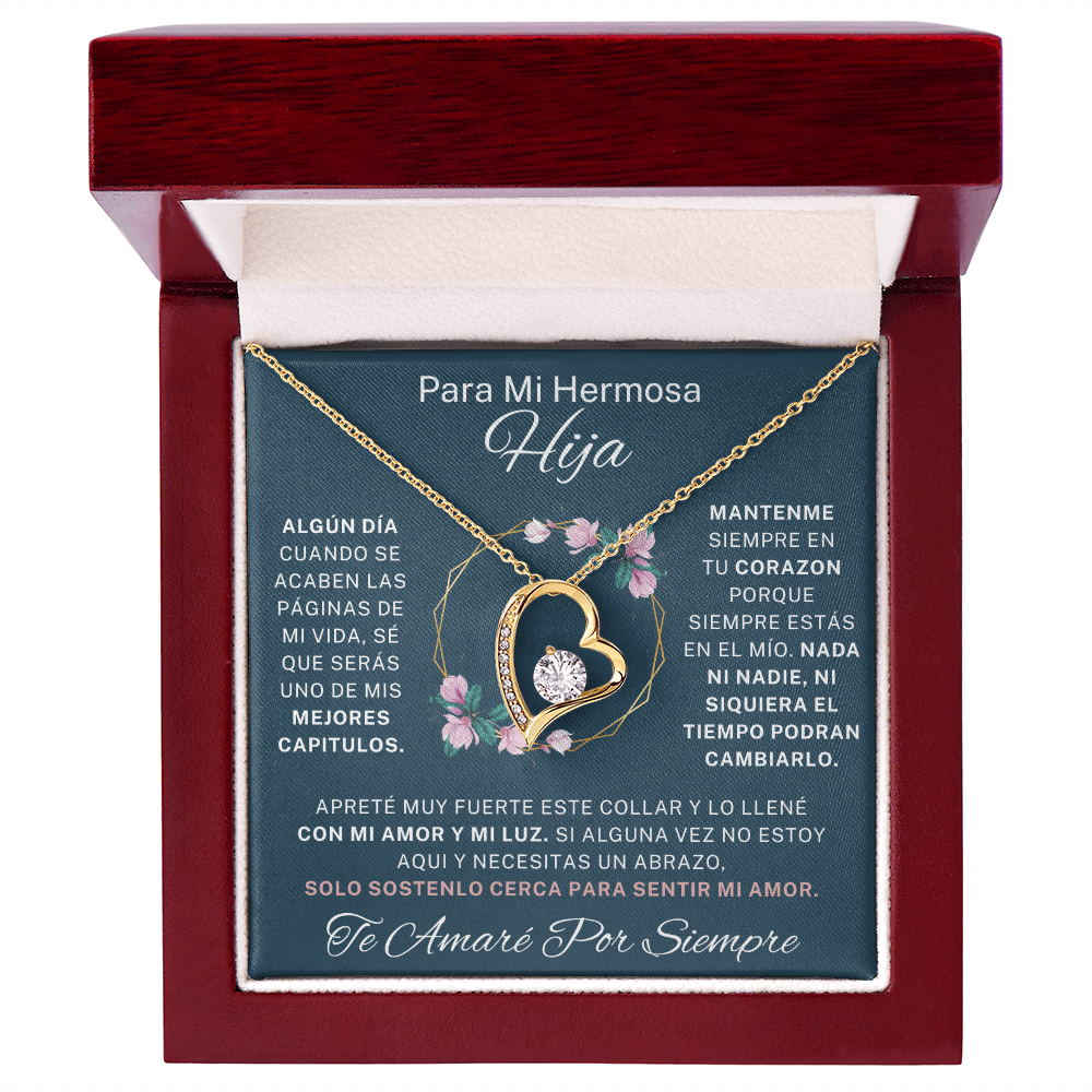Regalo para hija | Un amor para siempre | Collar Amor eterno