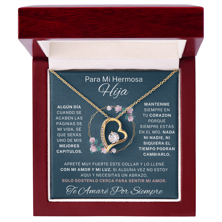 Regalo para hija | Un amor para siempre | Collar Amor eterno