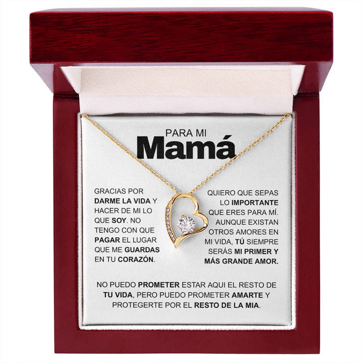 Regalo Para Madre | En tu corazón | Collar Cadena Para Siempre