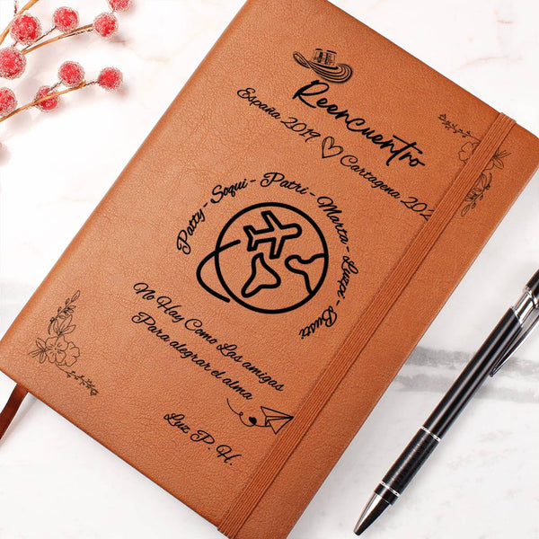 leather book - example