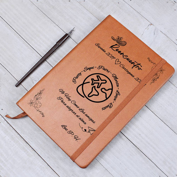 leather book - example