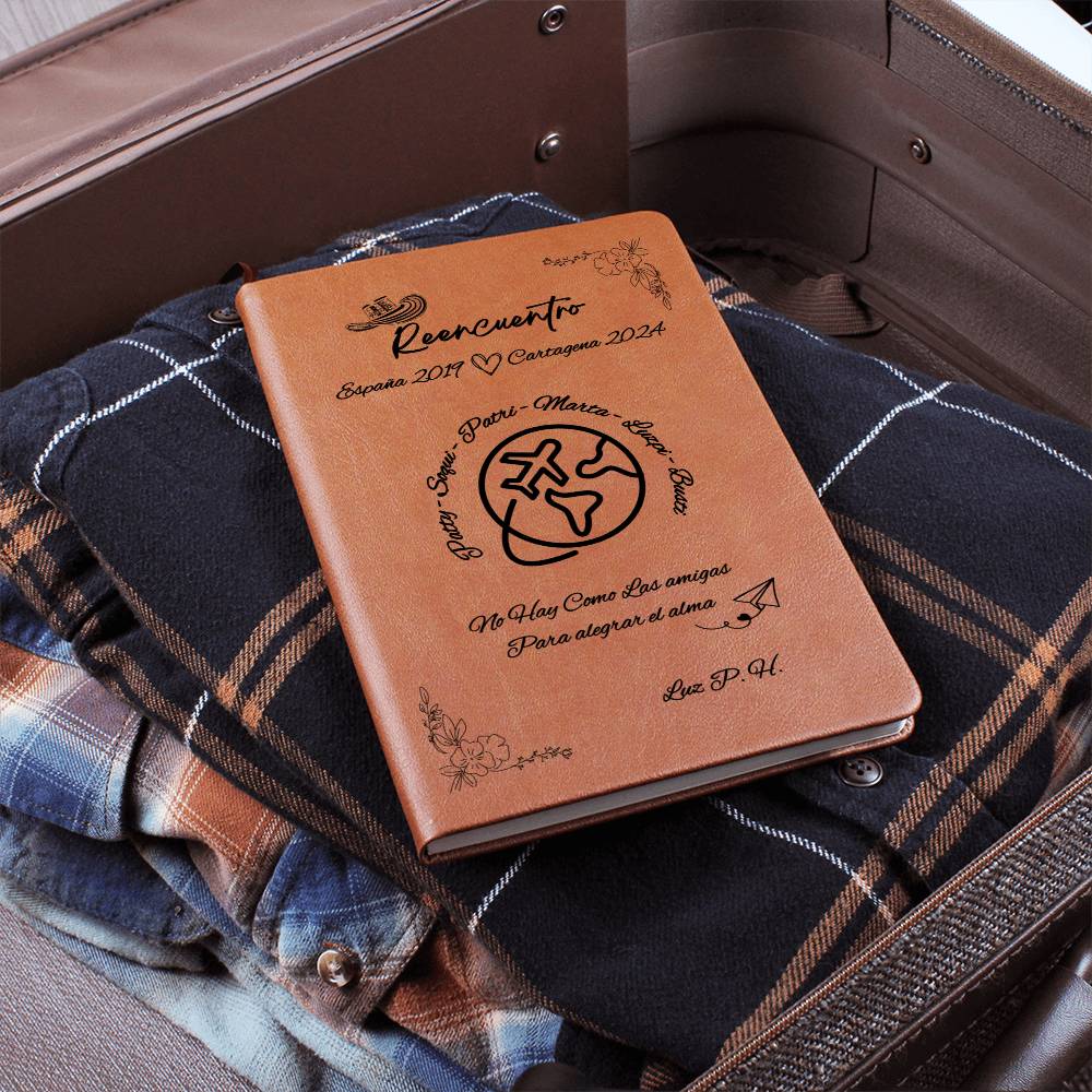 leather book - example
