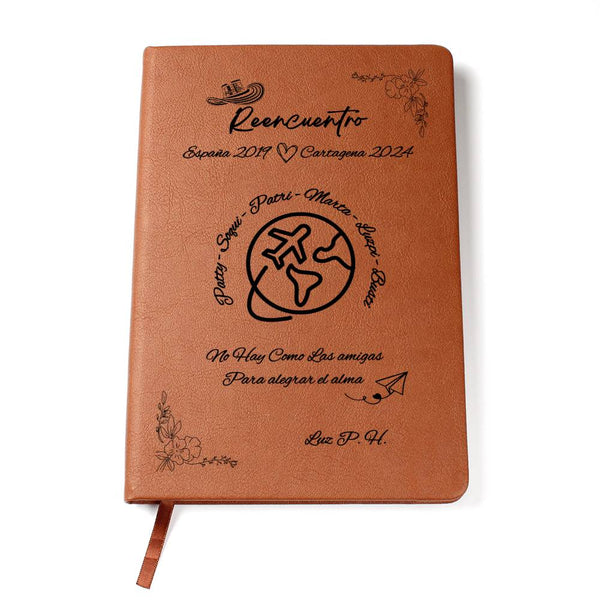 leather book - example