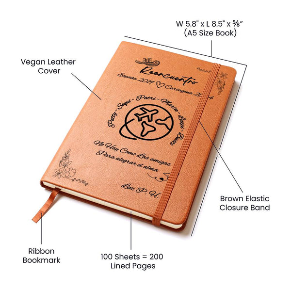 leather book - example