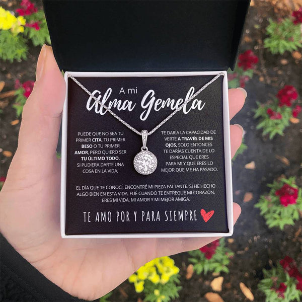 Regalo Para Novia/Esposa | Mi Vida | Collar de esperanza eterna