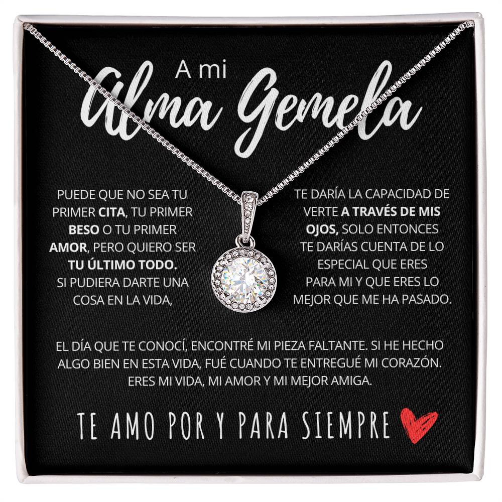 Regalo Para Novia/Esposa | Mi Vida | Collar de esperanza eterna
